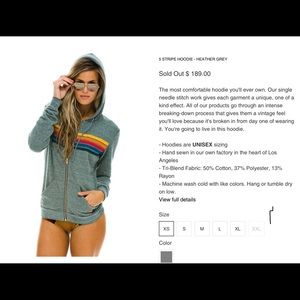 Aviator Nation 5-stripe Hoodie